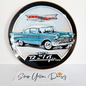 Royal Doulton 1957 Chevy Bel Air Collector Plate Classic Car Vintage 8"~F225.2